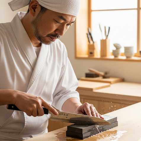 L'Art de l'Aiguisage : Maîtriser l'Entretien de Votre Couteau Japonais