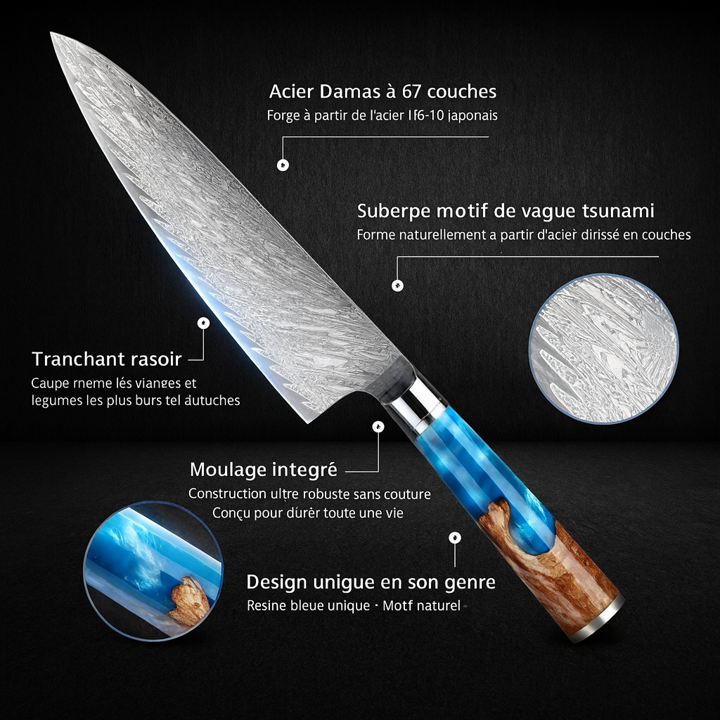 Seidan Couteau Chef 11 cm